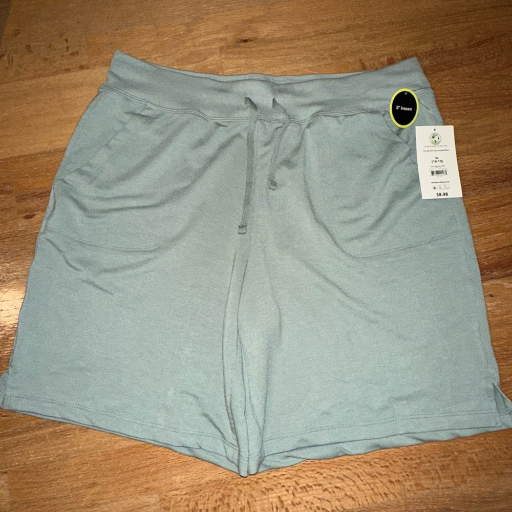 Mint Green/Blue Soft Shorts